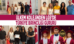 ÜLKEM KOLEJİNDEN LGS’DE TÜRKİYE BİRİNCİLİĞİ GURURU