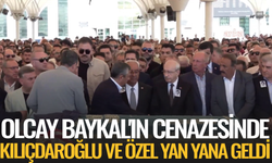 Olcay Baykal'ın cenazesinde Kılıçdaroğlu ve Özel yan yana geldi