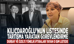 Kılıçdaroğlu’nun listesinde tartışma yaratan görevlendirme... Durbay ve Özel’e yönelik iftiraları yayan o isim listede