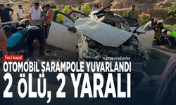 Feci kaza! Otomobil şarampole yuvarlandı: 2 ölü, 2 yaralı