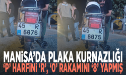 'P'yi 'R', '0'ı '8' yapmış! Plaka hilesine 782 bin TL ceza