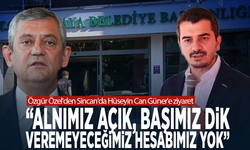 Özgür Özel'den Sincan'da Hüseyin Can Güner'e ziyaret: “Alnımız açık, başımız dik. Veremeyeceğimiz hesabımız yok”