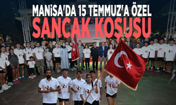 Manisa'da 15 Temmuz'a özel sancak koşusu
