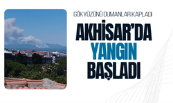 Akhisar'da yangın!