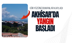 Akhisar'da yangın!