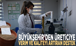 Büyükşehir'den üreticiye verim ve kaliteyi artıran destek