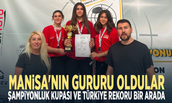 Manisa'nın gururu oldular... Şampiyonluk kupası ve Türkiye rekoru bir arada