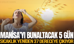 Manisa'yı bunaltacak 5 gün! Sıcaklık yeniden 37 dereceye çıkıyor