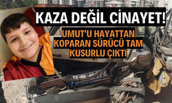 Umut'u hayattan koparan sürücü tam kusurlu çıktı