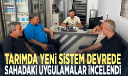 Tarımda yeni sistem devrede... Sahadaki uygulamalar incelendi
