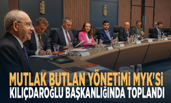 Mutlak butlan yönetimi MYK'si Kılıçdaroğlu başkanlığında toplandı