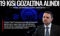 Kulüp yöneticilerine bahis operasyonu