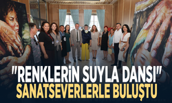 "Renklerin Suyla Dansı" sanatseverlerle buluştu