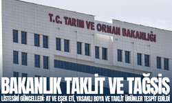 Bakanlık taklit ve tağşiş listesini güncelledi: At ve eşek eti, yasaklı boya ve taklit ürünler tespit edildi