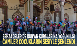 Şehzadeler'de Kur'an kurslarına yoğun ilgi... Camiler çocukların sesiyle şenlendi