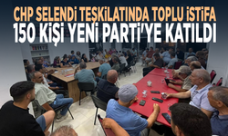 CHP Selendi teşkilatında toplu istifa: 150 kişi YENİ Parti'ye katıldı