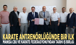 Karate antrenörlüğünde bir ilk... Manisa CBÜ ve Karate Federasyonu'ndan tarihi iş birliği