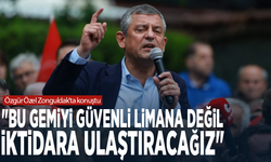 Özgür Özel Zonguldak'ta konuştu: "Bu gemiyi güvenli limana değil, iktidara ulaştıracağız"