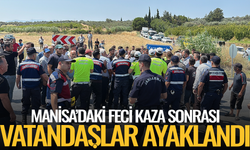 Manisa'daki kazanın ardından öfke patladı! Mahalleli yolu kapatmak istedi