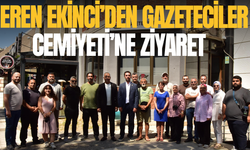 Eren Ekinci'den Manisa Gazeteciler Cemiyeti'ne ziyaret