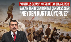 "Kurtuluş Savaşı" müfredattan çıkarılıyor! Bakan Tekin'den dikkat çeken sözler: "Neyden kurtuluyoruz?"