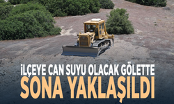 İlçeye can suyu olacak gölette sona yaklaşıldı