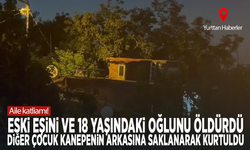 Aile katliamı! Eski eşini ve 18 yaşındaki oğlunu öldürdü, diğer çocuk kanepenin arkasına saklanarak kurtuldu