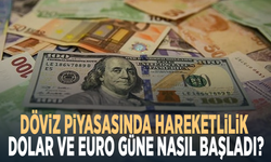 Döviz piyasasında hareketlilik: Dolar ve euro güne nasıl başladı?