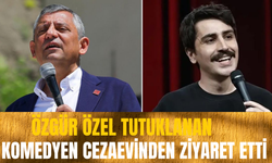 Özgür Özel, komedyen Deniz Göktaş'ı cezaevinde ziyaret etti