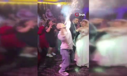 Düğünde şov yaparken karizmayı çizdirdi