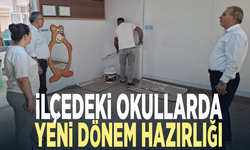 İlçedeki okullarda yeni dönem hazırlığı