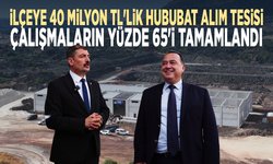 İlçeye 40 milyon TL'lik hububat alım tesisi... Çalışmaların yüzde 65'i tamamlandı