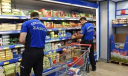 Şehzadeler zabıtasından zincir marketlere denetim