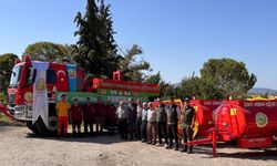Demirci’de orman yangınlarına karşı 3 tonluk güç