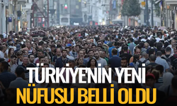 Türkiye'nin yeni nüfusu belli oldu
