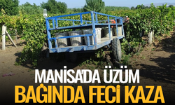 Manisa'da üzüm bağında feci kaza: Traktörün altında kalan kadın hayatını kaybetti