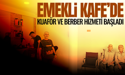 Manisa Emekli Kafe'de kuaför ve berber hizmeti başladı