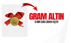 Gram altın 6 bin 500 lirayı aştı!