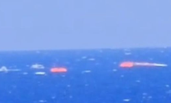 Girne açıklarında yolcu gemisi battı