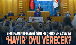 YENİ Parti’de hangi isimler Çerçeve Yasa’ya ‘hayır’ oyu verecek?