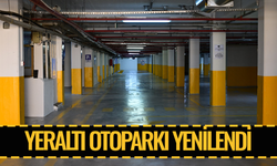 Manisa’da yeraltı otoparkı baştan aşağı yenilendi