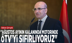 Bakan Şimşek: "Ağustos ayının kalanında motorinde ÖTV’yi sıfırlıyoruz"