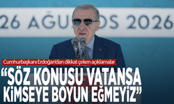 Cumhurbaşkanı Erdoğan’dan dikkat çeken açıklamalar: “Söz konusu vatansa kimseye boyun eğmeyiz”