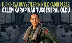 Türk Hava Kuvvetleri'nin ilk kadın paşası.... Özlem Karapınar tuğgeneral oldu