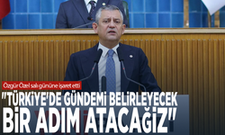 Özgür Özel salı gününe işaret etti: "Türkiye'de gündemi belirleyecek bir adım atacağız"