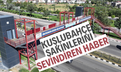 KUŞLUBAHÇE SAKİNLERİNİ SEVİNDİREN HABER