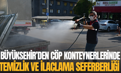 Büyükşehir’den Çöp Konteynerlerinde Temizlik ve İlaçlama Seferberliği