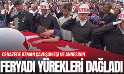 Manisalı uzman çavuş toprağa verildi: Cenazede uzman çavuşun eşi ve annesinin feryadı yürekleri dağladı