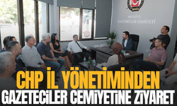 CHP Manisa İl Yönetimi'nden Gazeteciler Cemiyeti'ne ziyaret