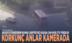 Belediye otobüsünün duvara çarptığı feci kazada can kaybı 2’ye yükseldi! Korkunç anlar kamerada